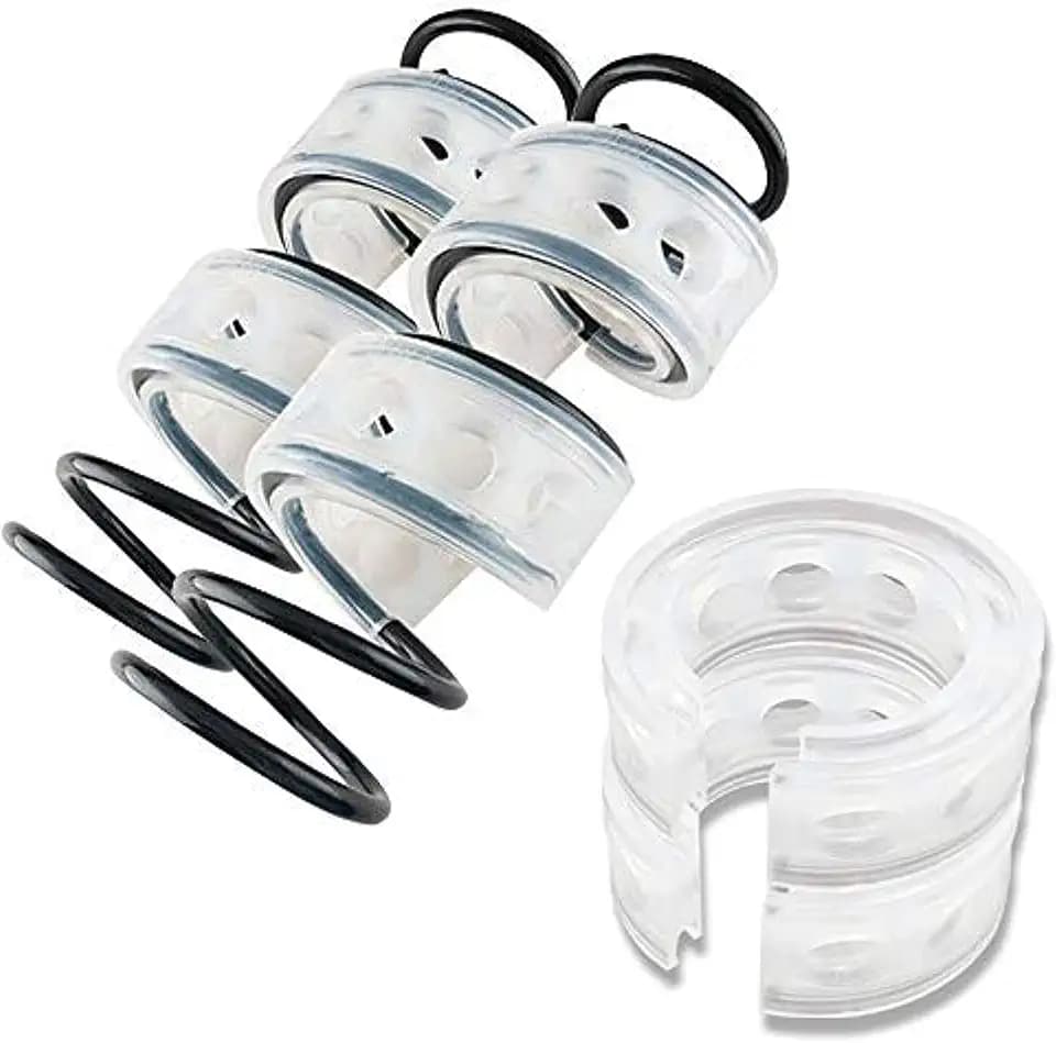 2Pcs Coil Spring Shock Absorber Buffer, Car Spring Protector, （A）
