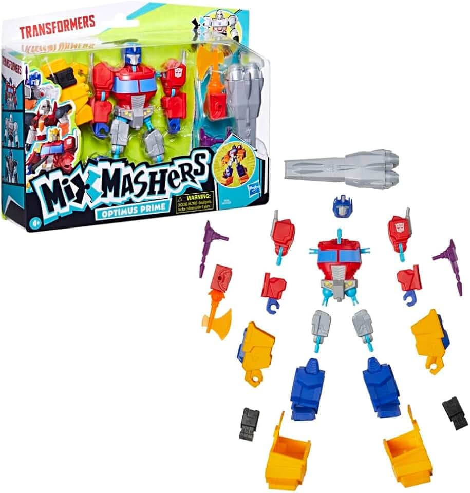 MixMashers Transformers Optimus Prime individuell kombinierbare Deluxe Action-Figur & Accessoires