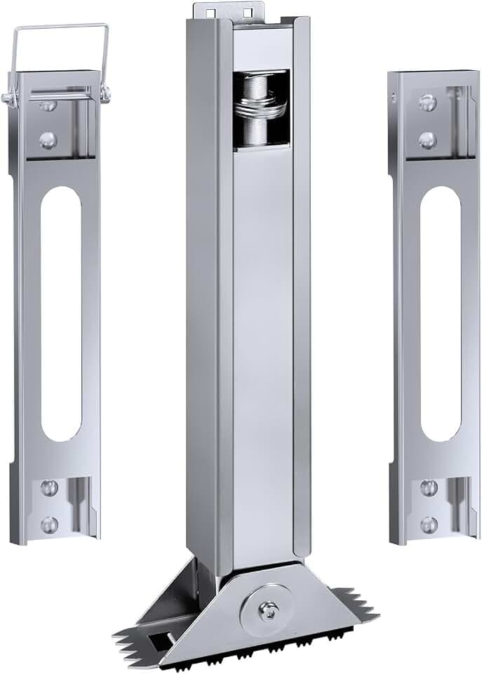 Ladder Leveler for Extension Ladder, Adjustable Extension Ladder Stabilizer Leg Ground Leveler, with Anti-Slip Pattern Steel Pole,Ladder Levelers for Extension Ladders(1 Piece)