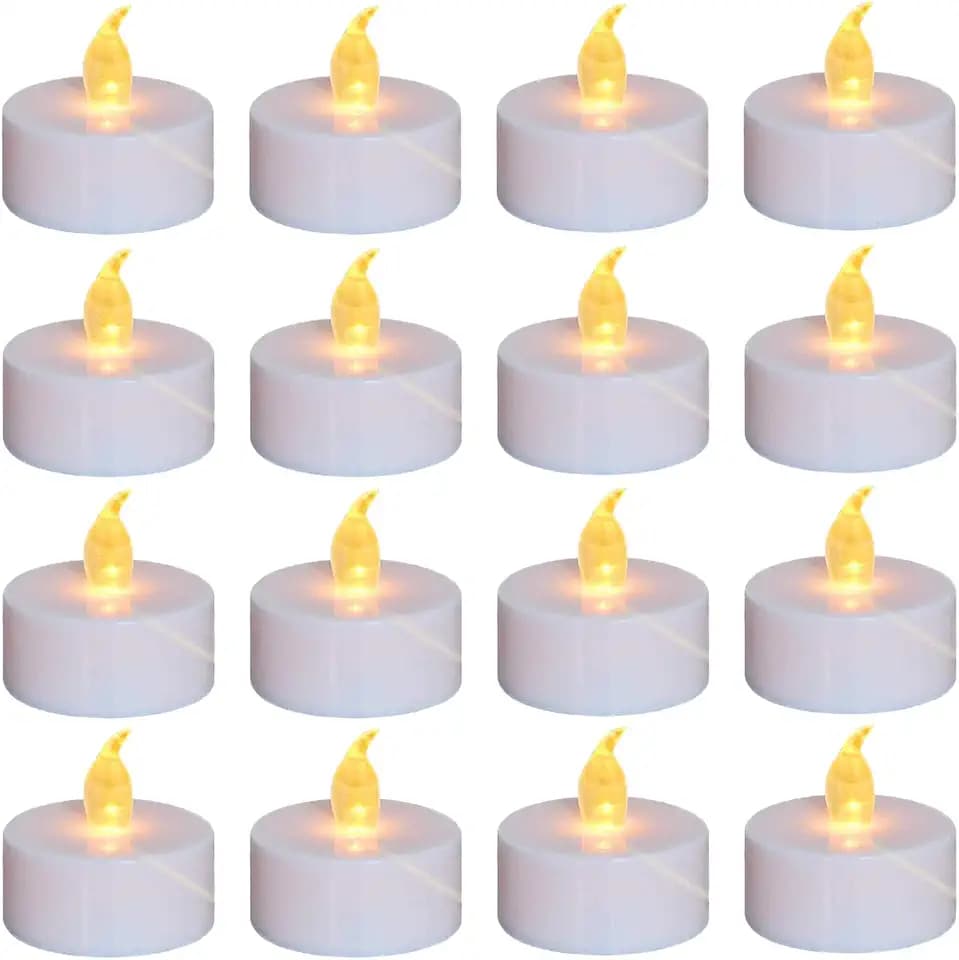 Nancia 100PACK Flameless LED Tea Lights Candles Battery-Powered