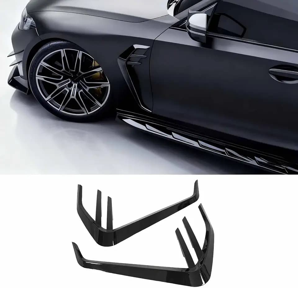 A Pair Front Fender Trim for BMW M3 M4 G80 G82 G83 2021-2024
