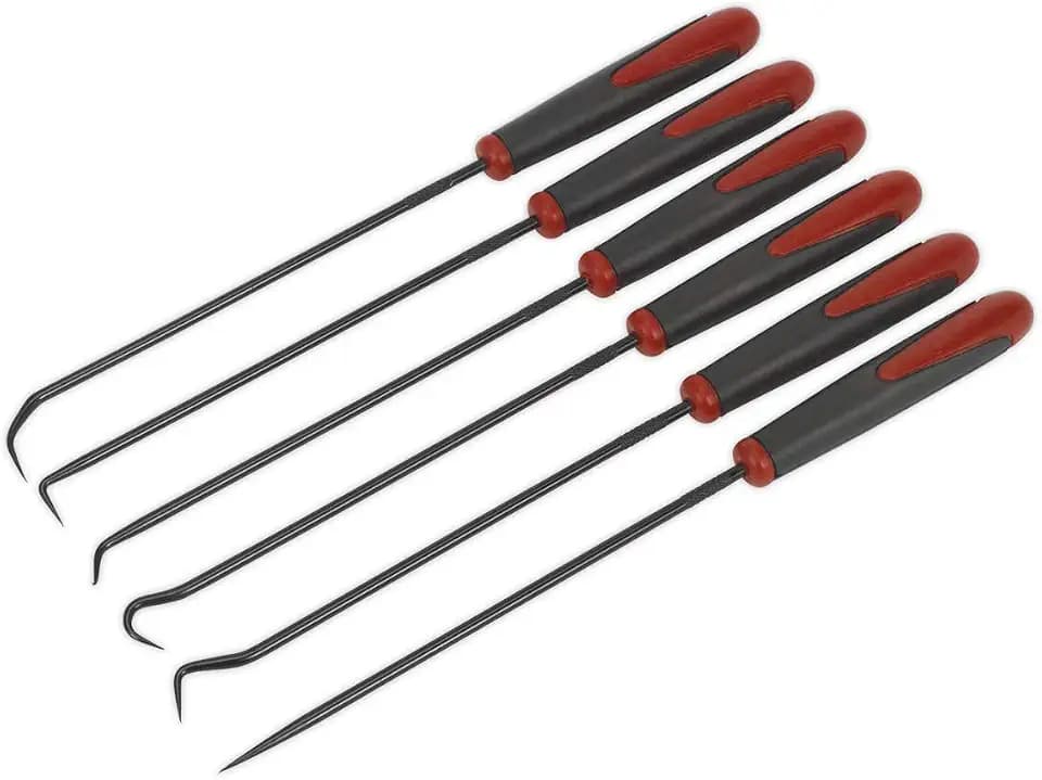 SEALEY ak5215 Pick & Haken Set 6 Extralanger