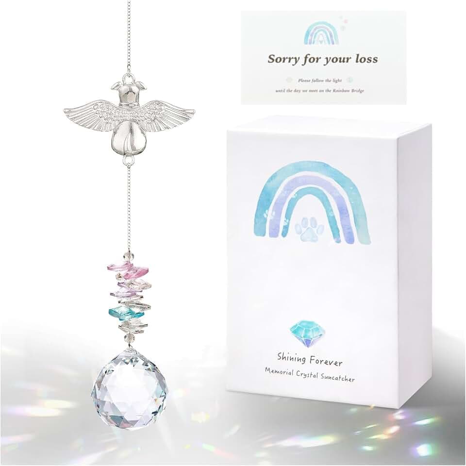 Loss of Dog Sympathy Gift, Dog Memorial Suncatcher, Pet Loss Sympathy Gifts