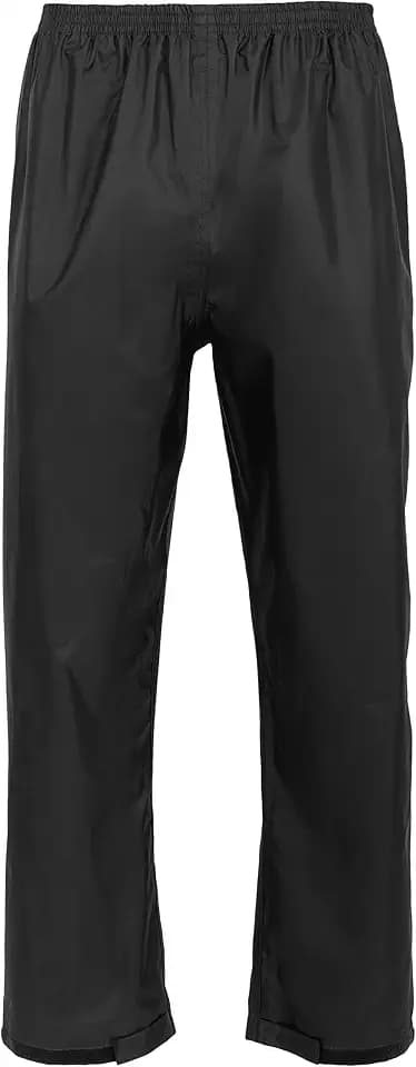 Leichte wasserdichte Herren-Hose, Outdoor-Trekking-/Wanderhose, regenfest, atmungsaktiv, bequem, mit Klettverschluss, verstellbare Säume