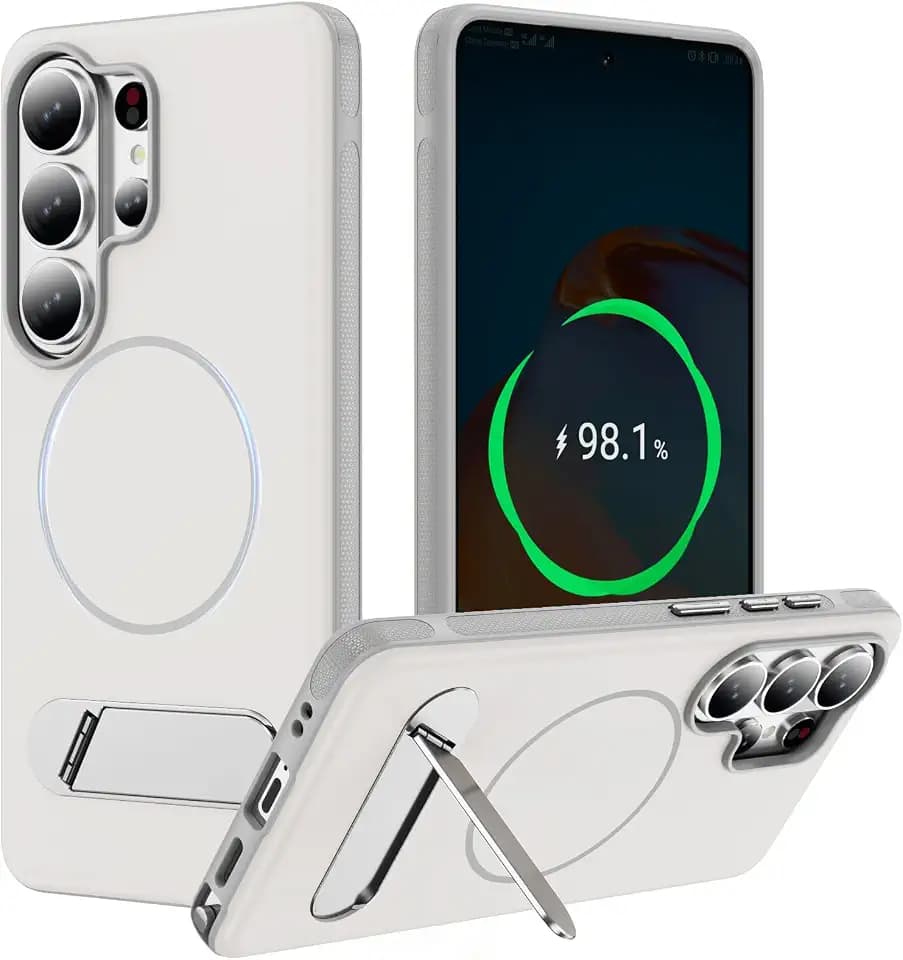 Lunivop für Samsung Galaxy S26 Ultra Hülle für Magsafe 6.9 Zoll Weiß