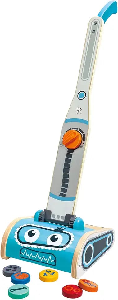 Hape Spielzeug-Staubsauger - Rollenspielzeug für Kinder, Mini Haushalts-Spielzeug, Lernspielzeug, für Kinder ab 24 Monaten