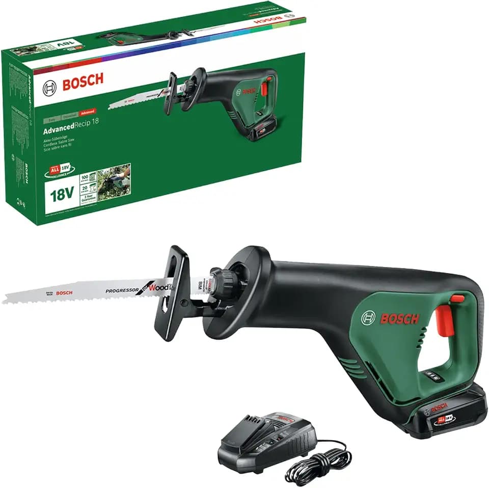 Bosch Akku Säbelsäge AdvancedRecip 18 (1 Akku 2,5 Ah, 18 Volt System, im Karton)