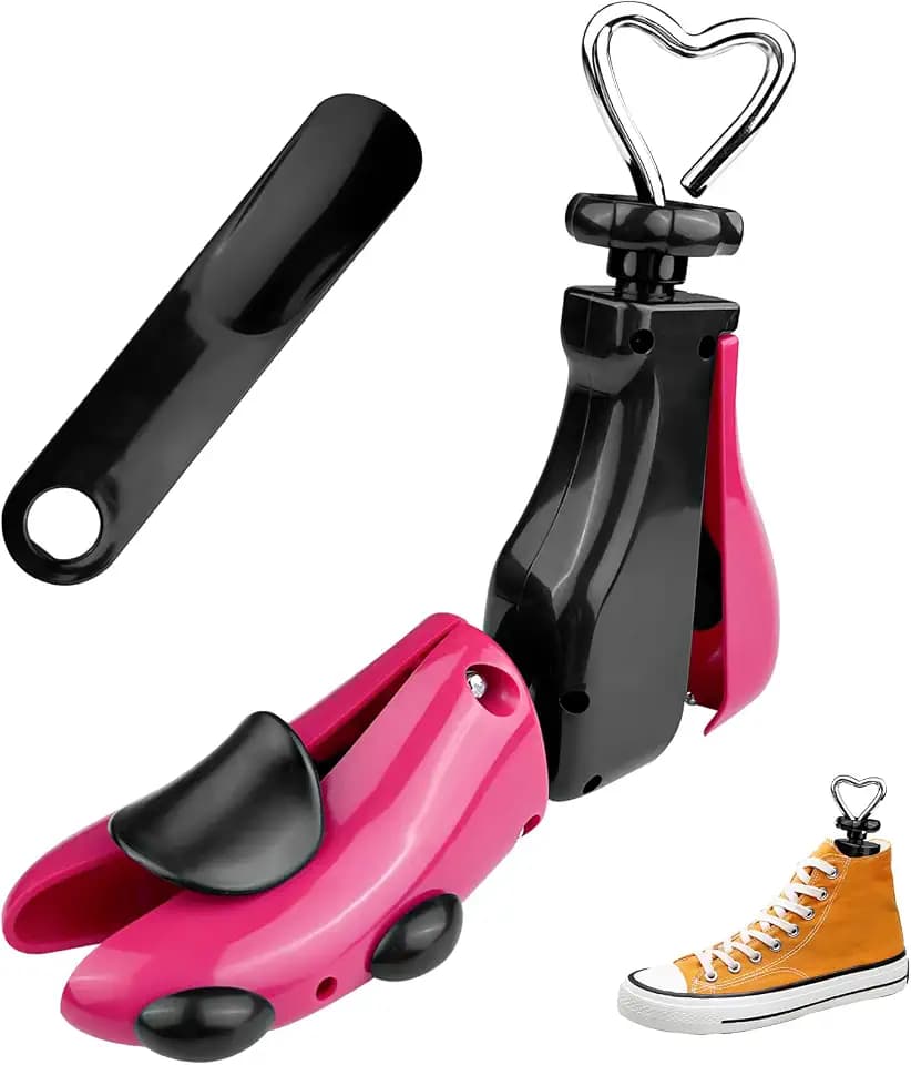 Lectorias Schuhspanner Damen und Herren, Schuhdehner Schuhweiter, Stiefelspanner mit Schuhlöffel, Shoe Stretcher, Schuhe Weiten, Schuhspreizer, Stiefeldehner Weiten für Einstellbare Länge