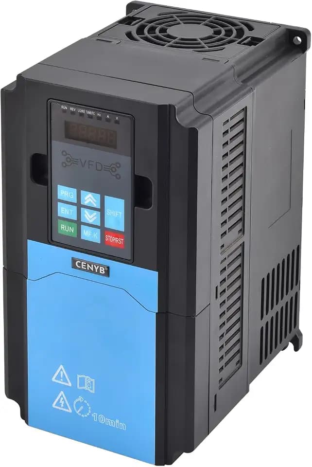 5.5KW 7.5HP 27.5A Variable Frequency Drive vfd 220v Input 220v 3 Phase Output, 0-3000Hz, Upgraded Up/Down Button Tuning Mode, Precise Control to 0.01Hz, Inverter for CNC Spindle Motor Speed Control