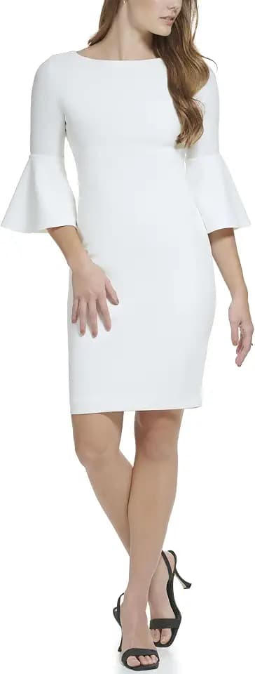 Calvin Klein Women's Peplum Sheath Dress