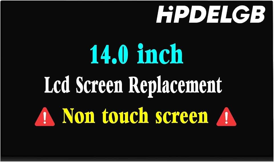 Replacement for Dell Latitude 3420 7400 7410 7420 7430 P135G001 P135G002 P144G LCD Display Screen FHD 14.0 inch 30PIN 1920x1080 IPS (Non-Touch Screen)