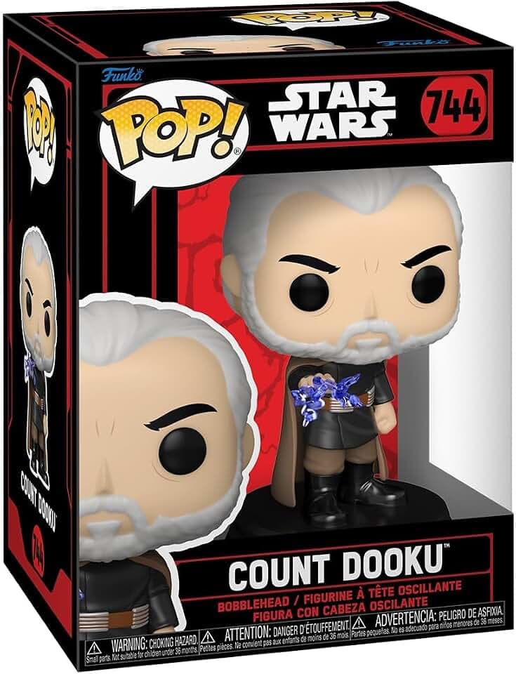 Funko Pop! Star Wars: Star Wars Darkside - Count Dooku - Vinyl-Sammelfigur - Geschenkidee - Offizielle Handelswaren - Spielzeug Für Kinder und Erwachsene - Movies Fans - Modellfigur Für Sammler
