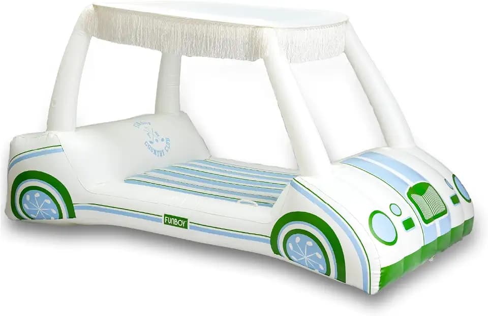 FUNBOY Country Club Golf Cart Pool Float with Fringe Shade, 90"