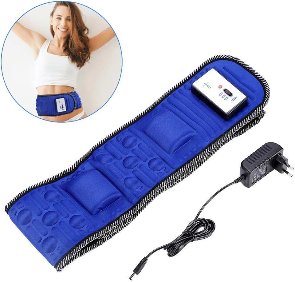 Fitnessgürtel, Einstellbarer Gürtel zum Abnehmen Vibrationen verbrennendes Fett elektrischer Massage Gürtel mit 20 Magneten Sportverletzungen verhindern und Schmerzen lindern