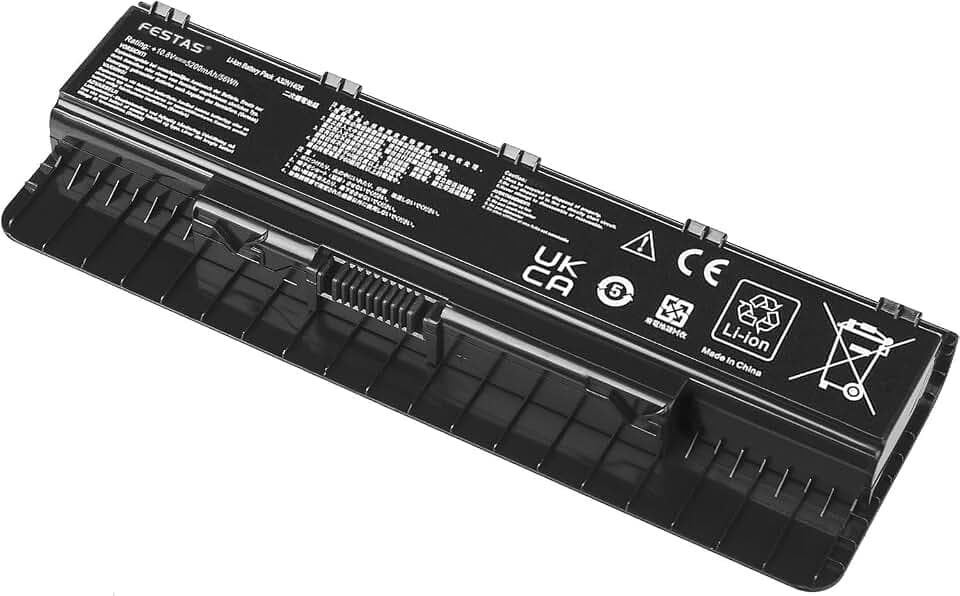 FESTAS 5200 mAh 10,8 V A32N1405 Akku, kompatibel mit Asus N551 N551J N551JB N551JK N551JM N551JQ N551JW N551JX N751 N751J N751JK N751JM N751JM 1JW N7 51JX ROG G551 G551J G551JM G771 G771J GL551