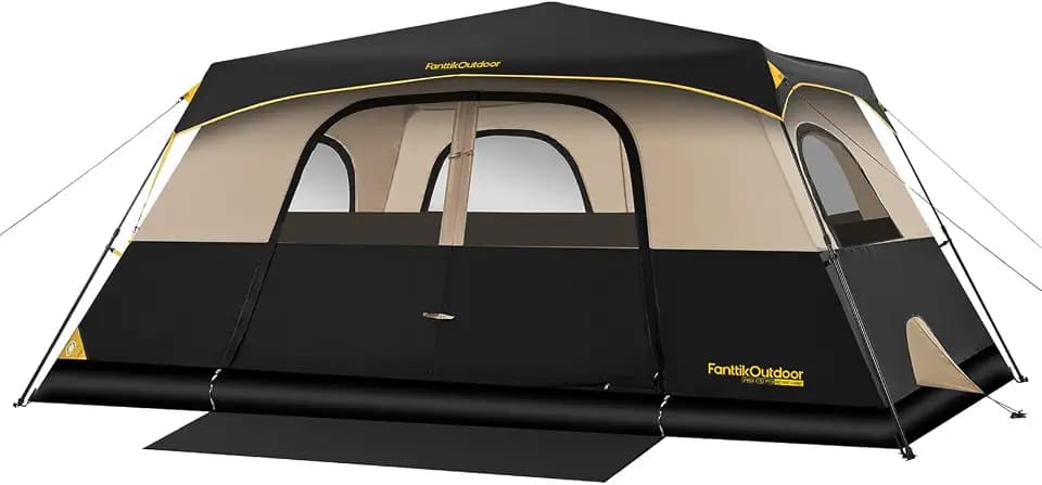 FanttikOutdoor 4/6/8/10 Person Instant Tent for Camping Setup in 60s