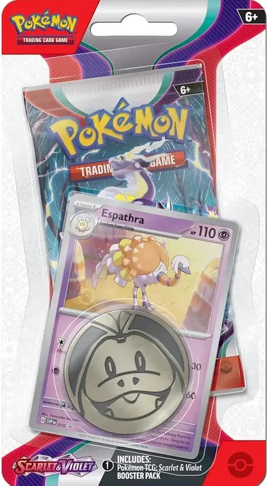 Pokemon TCG: Scarlet & Violet Checklane Blister Pack - Espathra