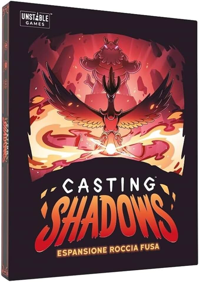 Asmodee Casting Shadows Rock Fusa, Erweiterung des Brettspiels, 10+ Jahre, 2-6 Spieler, italienische Ausgabe