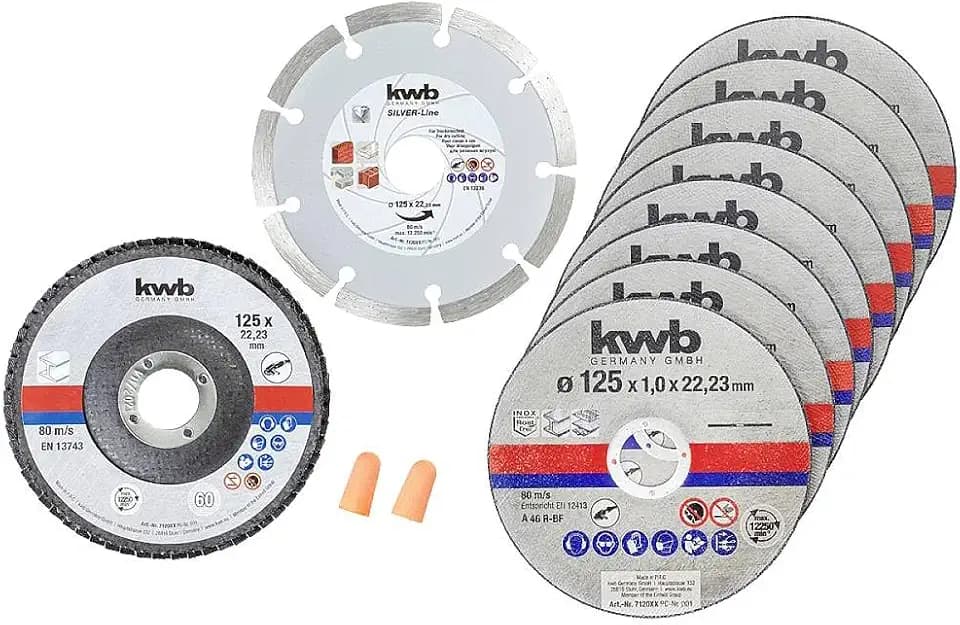 kwb 10-tlg. Trennscheiben-Set, Ø 125 mm