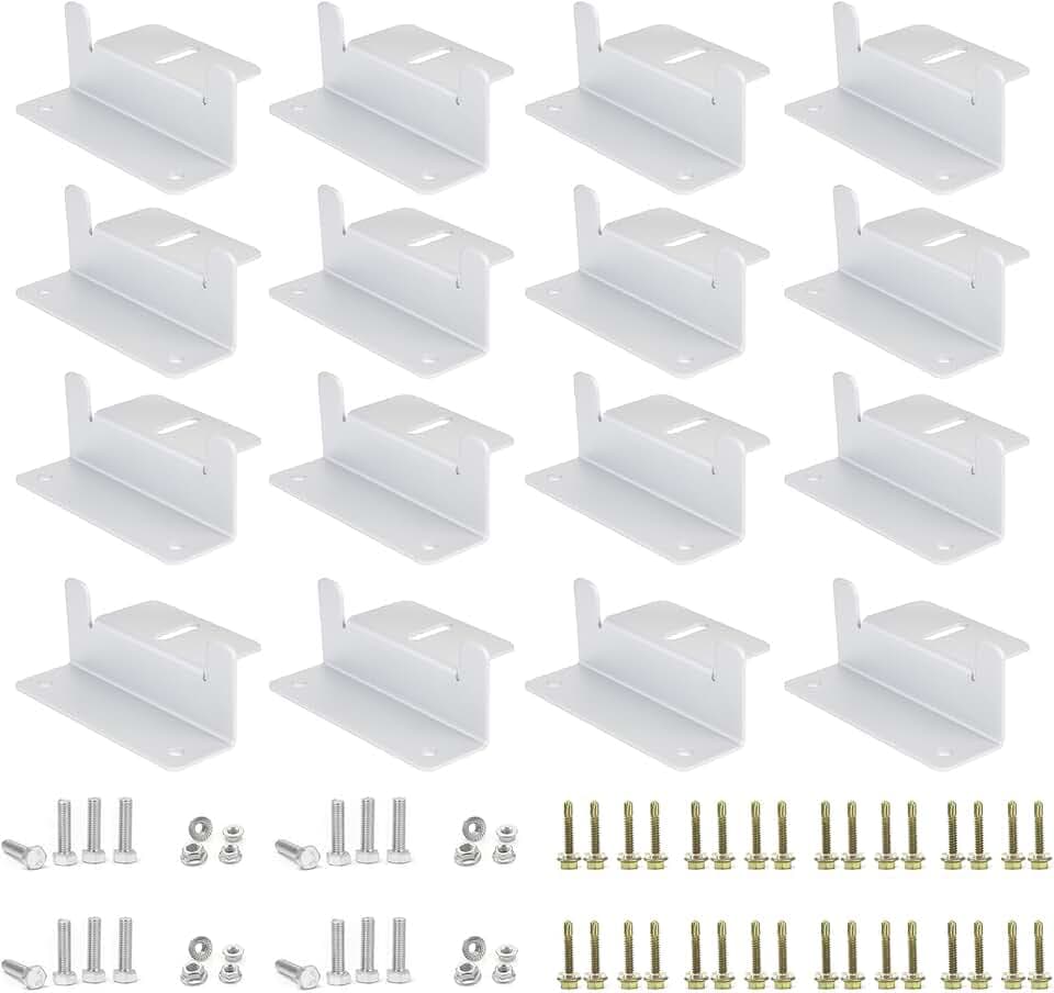 ECO-Worthy 16 Units Solar Panel Mounting Z Brackets