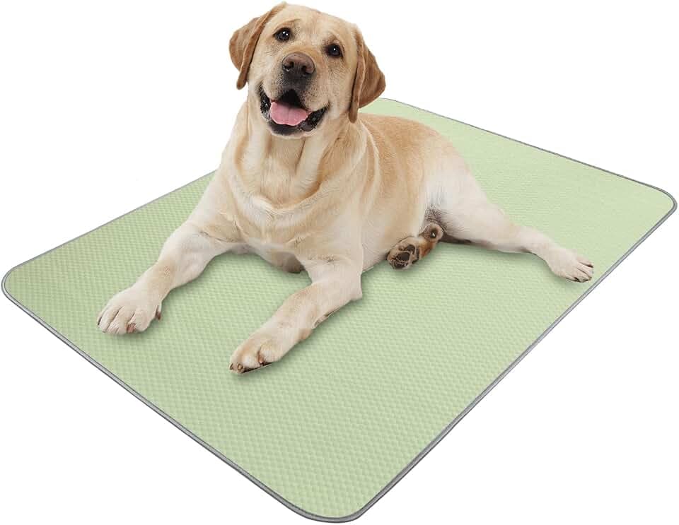 Buvlnee Summer Dog Cooling Mat Washable Ice Silk Self Cool Pad for Small Medium Large Dogs and Cats, Pet Sleeping Pad for Crate, Bed, Indoor & Outdoor Floor, Car Seats