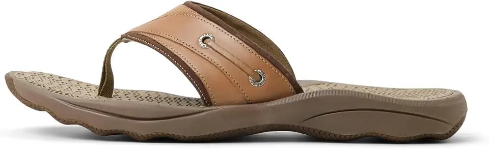 Sperry Men's Outerbanks Leather Flip Flop Sandal