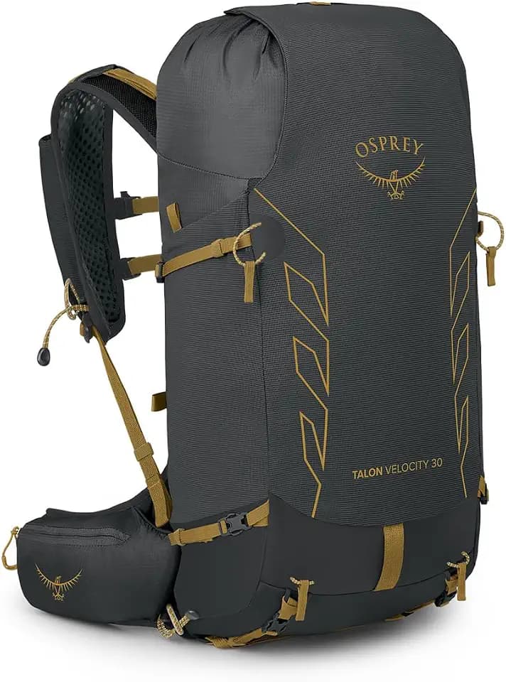 Osprey Talon Velocity 30L Men's Hiking Backpack, Gray L-XL