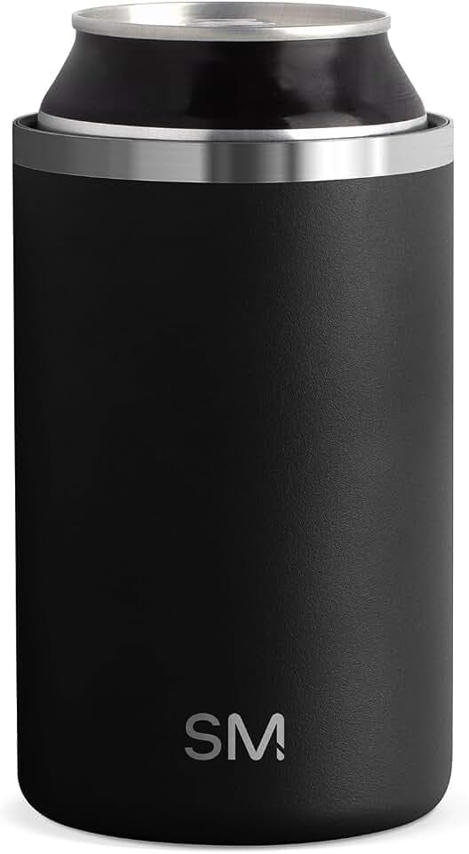 Simple Modern Stainless Steel Can Cooler for 12oz Cans | Black