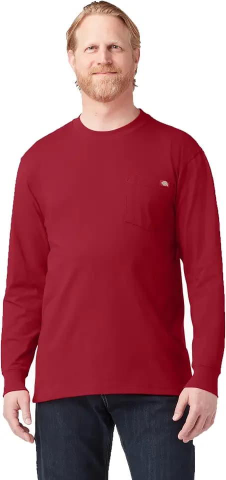 Dickies Mens Long Sleeve Heavyweight Crew Neck