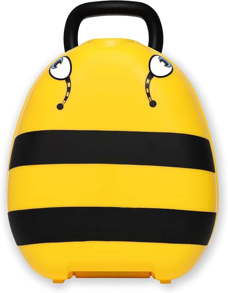 My Carry Potty - Hummel Töpfchen, preisgekrönter tragbarer Toilettensitz für Kleinkinder, den Kinder überall hin mitnehmen können
