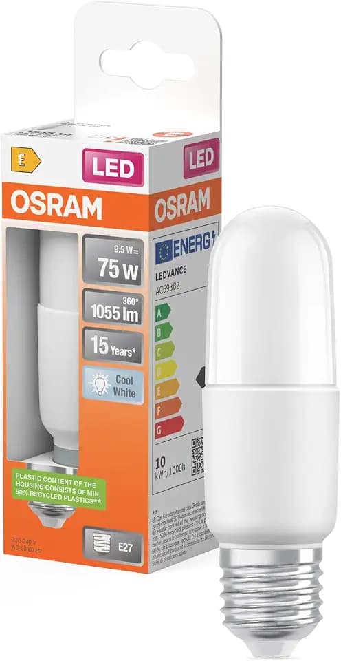 Osram LED Star Classic Stick 75 Kaltweiß 4000 K 9,5 W