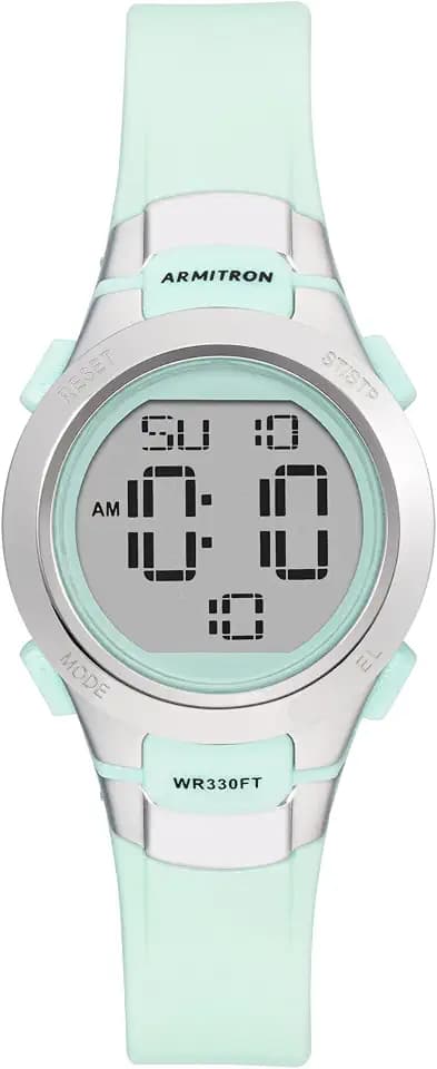 Armitron Sport Women's Digital Chronograph Resin Strap Watch, 45/7012