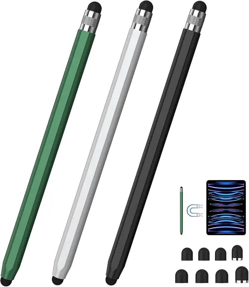 2-in-1 Magnetic Capacitive Stylus Pen,3 Colors