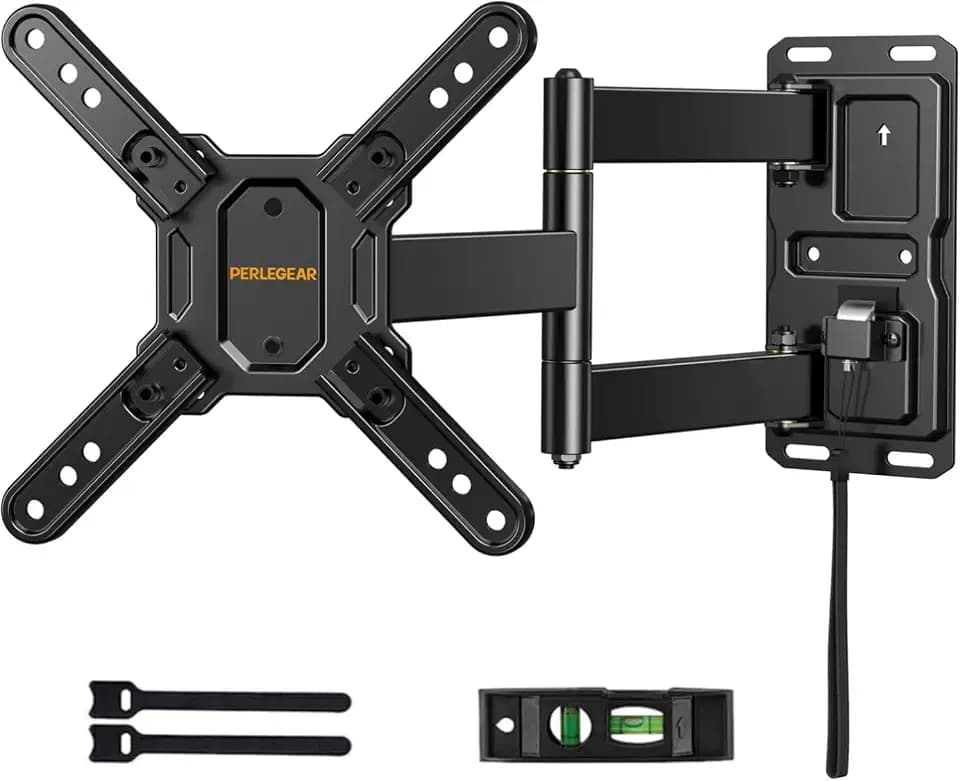 Perlegear Lockable RV TV Mount for 13–43 inch TVs up to 44 lbs