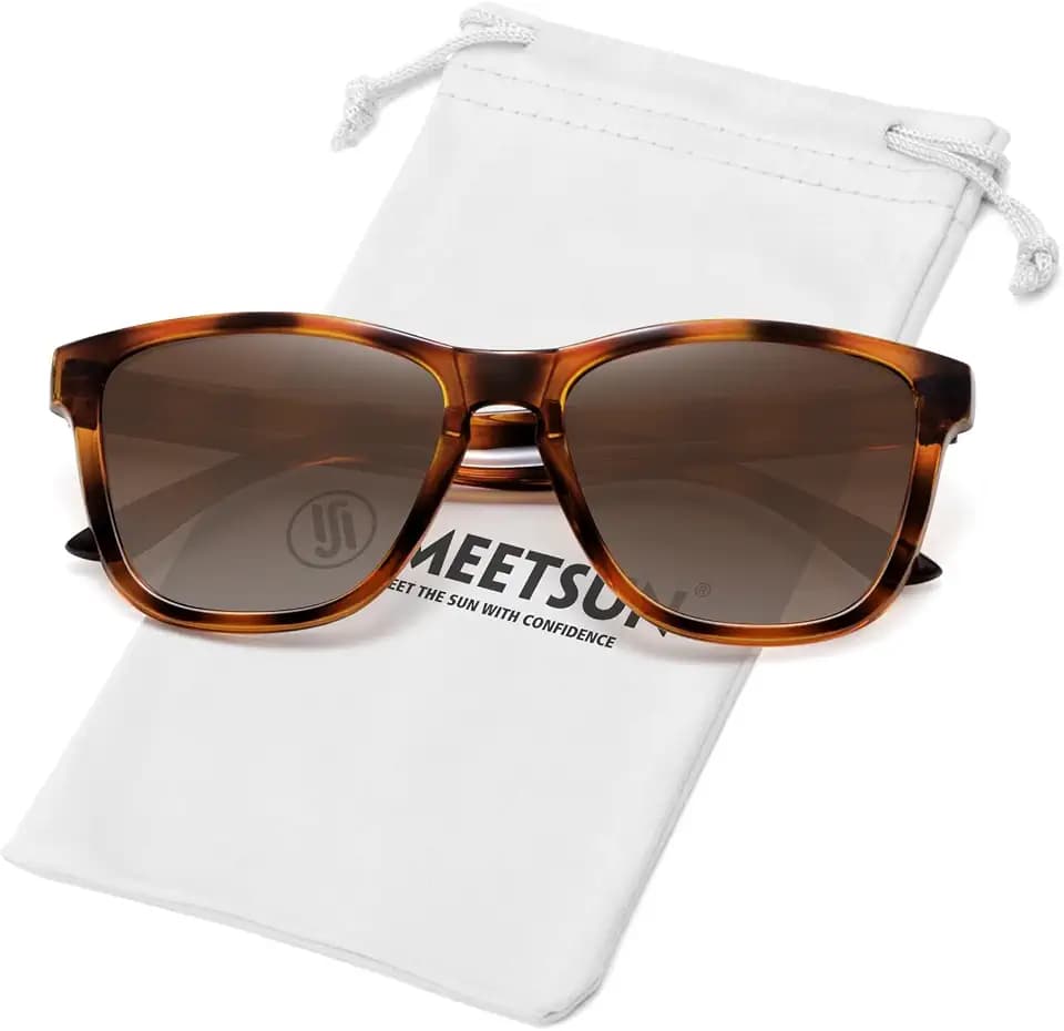 MEETSUN Polarized Sunglasses for Women Men Classic Retro Trendy Designer Style