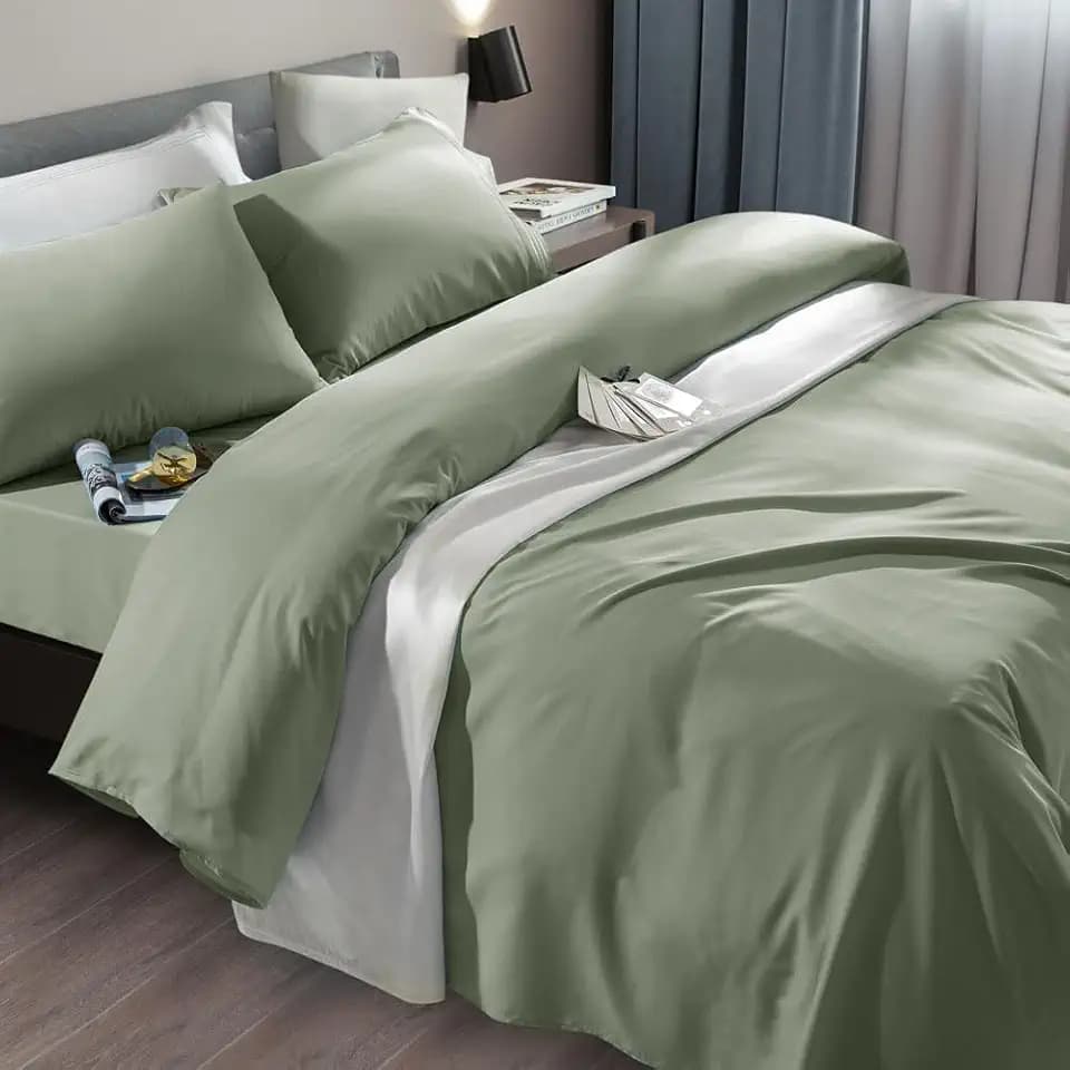 SONORO KATE Bed Sheet Set,Super Soft,18-24 Inch Deep Pocket,6 PC,Queen