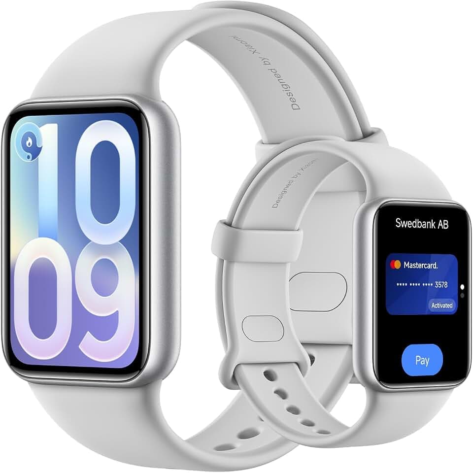 XIAOMI Smart Band 10 Pro NFC, Fitness-Armband, Silber