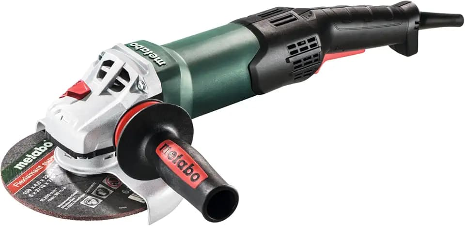 Metabo 6-Inch Angle Grinder, 1300W, Rat Tail, Made in Germany, WP 13-150 Quick RT, 606634420