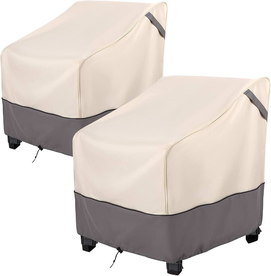 Waterproof Patio Furniture Chair Cover, 33"W x 34"D x 31"H
