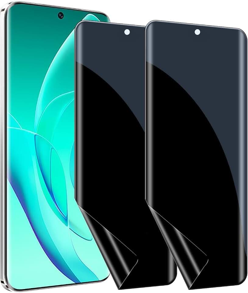 Hydrogel Folie Sichtschutz für Honor 60/70/80, Displayschutzfolie 2 Stück,Anti-Spähen Folie, Anti-Kratzer,Vollabdeckung schutzfolie anti spy