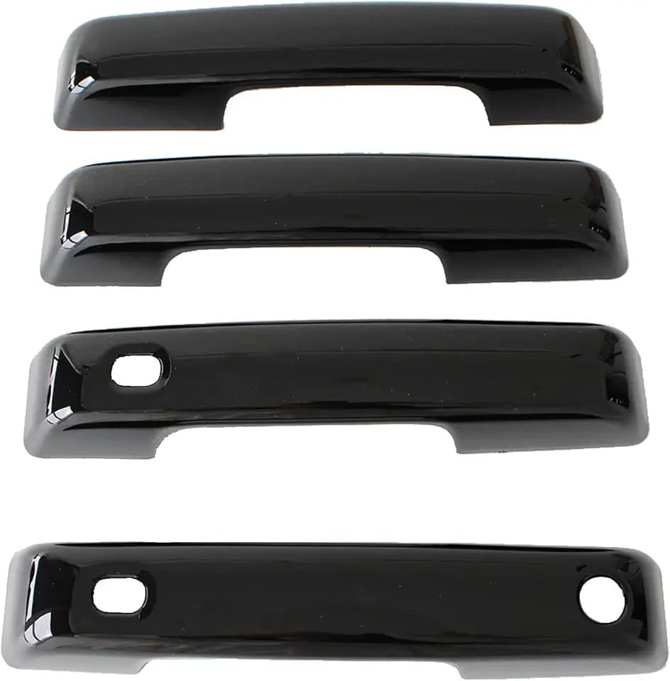 AUCERAMIC Gloss Black Exterior Door Handle Covers Trim