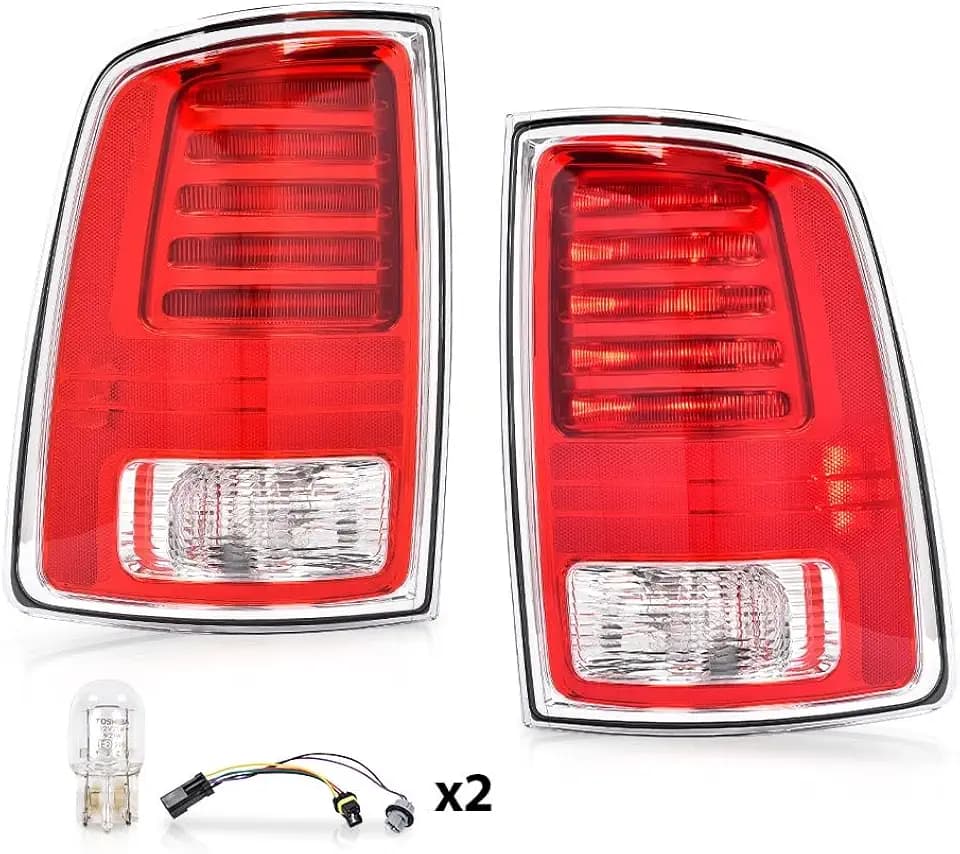 PIT66 LED Tail Lights Fit Dodge Ram 2013 2014 2015 2016 2017 2018