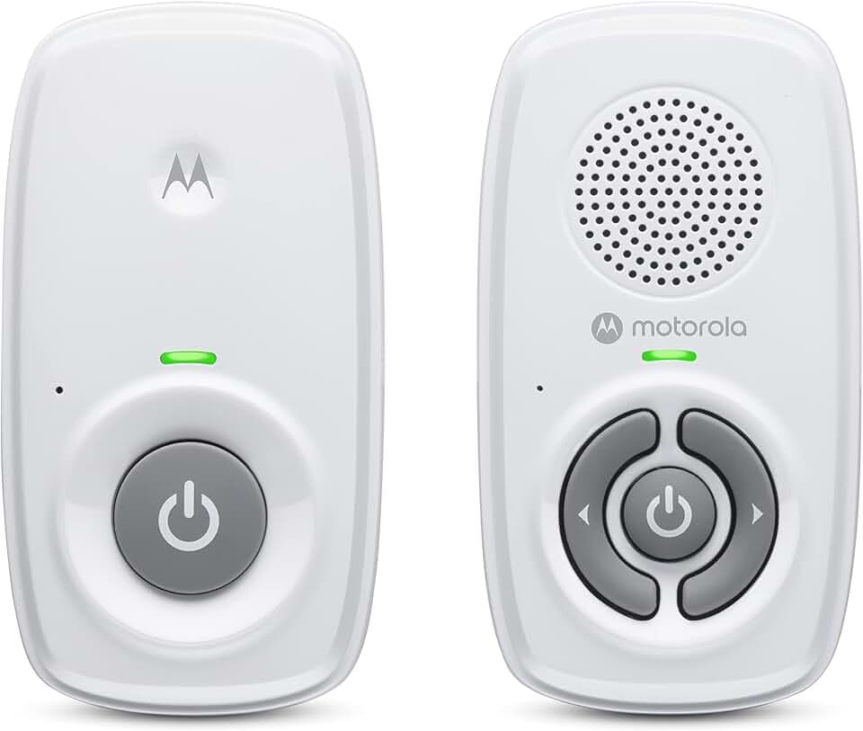 Motorola Nursery Audio Baby Monitor, No WiFi, Long Range 1000 ft, Volume Control, DECT Private Connection, Cry Detection, Portable Battery Parent Unit, Ideal for Safe Monitoring, No App, AM21