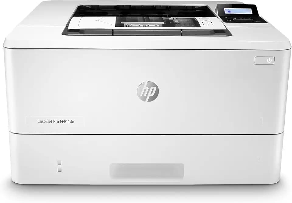 HP LaserJet Pro M404dn Monochrome Printer with Built-in Ethernet & 2-Sided Printing, Works with Alexa (W1A53A)