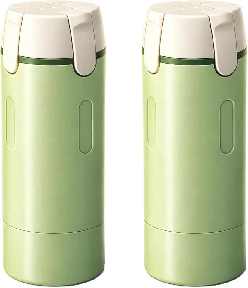 4 in 1 Travel Dispenser Bottle, Press to Dispense 30ML Refillable Container