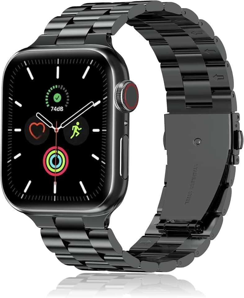 Metall Apple Watch Armband für 42mm(Series 3/2/1) 44mm 45mm 46mm 49mm