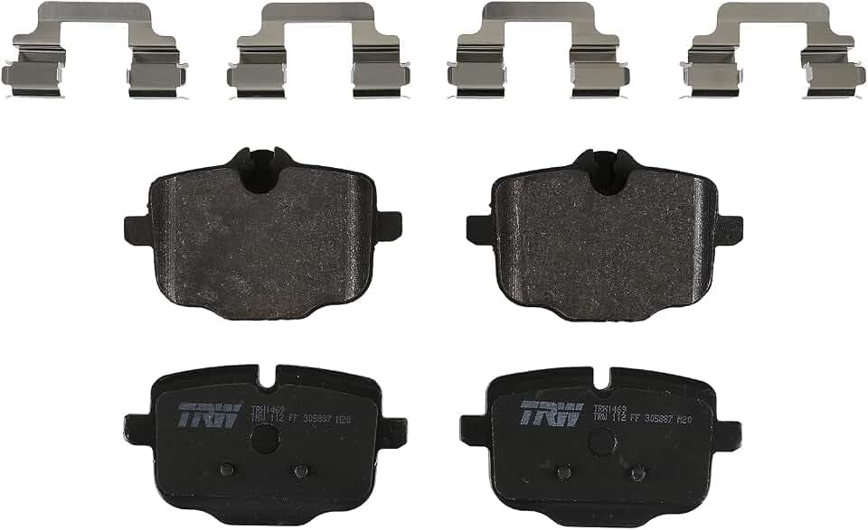TRW Pro TRH1469 Disc Brake Pad Set For BMW X5 2019-2021, Rear, And Other Applications