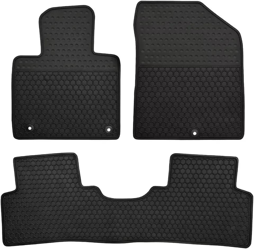 Car Floor Mats Custom Fit for 2021-2023 Hyundai Santa Fe Black
