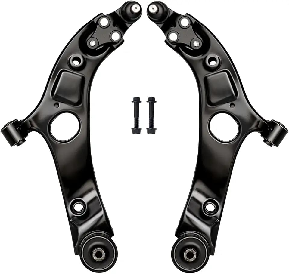 AUQDD 2Pc Suspension Front Lower Control Arm and Ball Joint Assembly Fit For 11-14 Hy-undai Sonata (No Hybrid), 12-14 Azera /14-16 Ki-a Cadenza, 11-15 Optima (K622825 K622826 545002T030 545012T030)