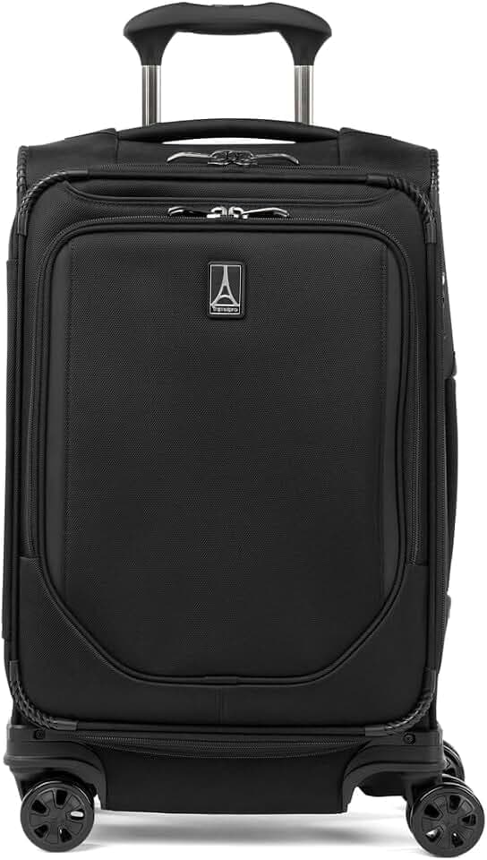 Travelpro Crew Classic Softside Carry-On Luggage, Black, 21-Inch
